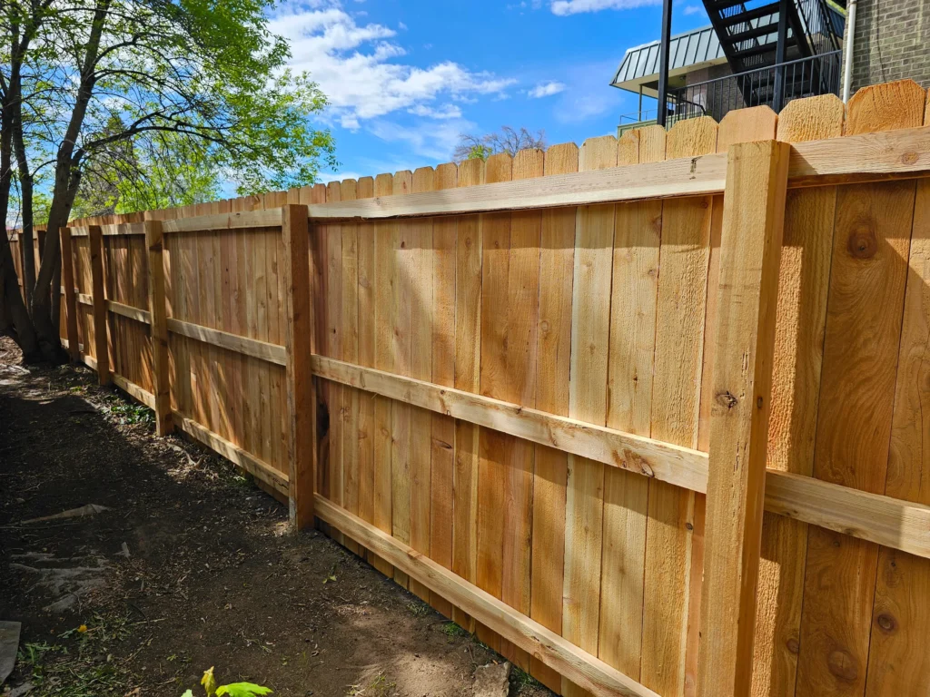 Western Red Cedar Fence in Denver, CO